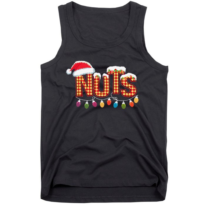 Chestnuts Matching Family Funny Chest Nuts Christmas Couples Tank Top