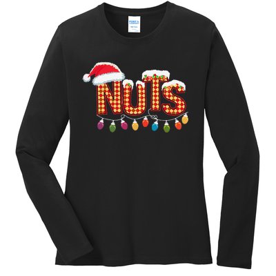 Chestnuts Matching Family Funny Chest Nuts Christmas Couples Ladies Long Sleeve Shirt