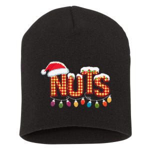 Chestnuts Matching Family Funny Chest Nuts Christmas Couples Short Acrylic Beanie