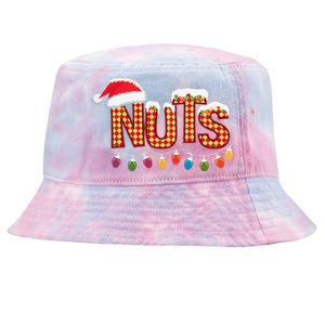 Chestnuts Matching Family Funny Chest Nuts Christmas Couples Tie-Dyed Bucket Hat