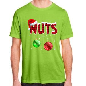 Chestnuts Matching Family Funny Chest Nuts Christmas Couples Gift Adult ChromaSoft Performance T-Shirt