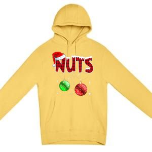 Chestnuts Matching Family Funny Chest Nuts Christmas Couples Gift Premium Pullover Hoodie