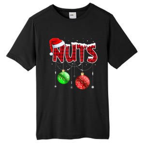 Chestnuts Matching Family Funny Chest Nuts Christmas Couples Gift Tall Fusion ChromaSoft Performance T-Shirt