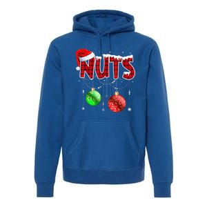 Chestnuts Matching Family Funny Chest Nuts Christmas Couples Gift Premium Hoodie