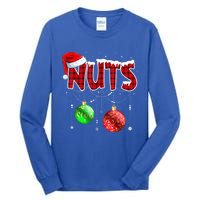 Chestnuts Matching Family Funny Chest Nuts Christmas Couples Gift Tall Long Sleeve T-Shirt