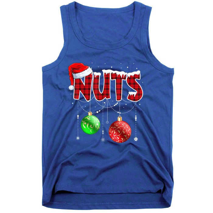 Chestnuts Matching Family Funny Chest Nuts Christmas Couples Gift Tank Top