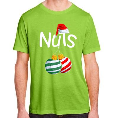 Chestnuts Matching Family Funny Chest Nuts Christmas Couples Adult ChromaSoft Performance T-Shirt