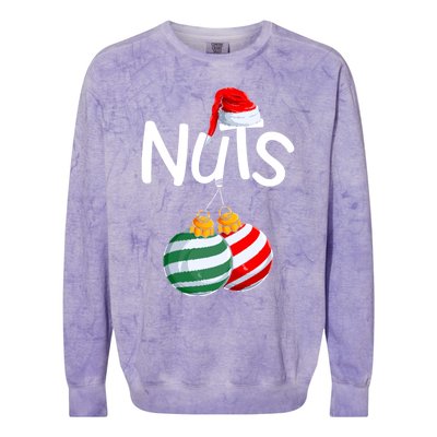 Chestnuts Matching Family Funny Chest Nuts Christmas Couples Colorblast Crewneck Sweatshirt