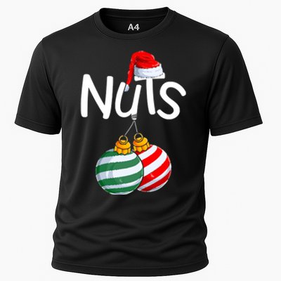 Chestnuts Matching Family Funny Chest Nuts Christmas Couples Cooling Performance Crew T-Shirt