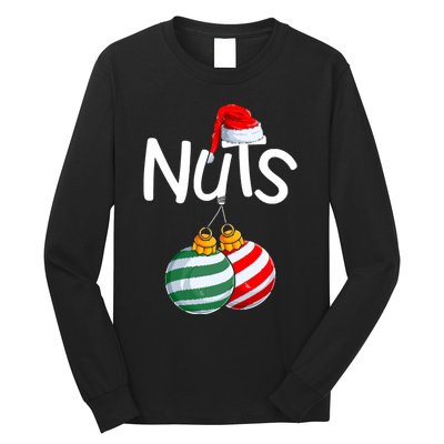 Chestnuts Matching Family Funny Chest Nuts Christmas Couples Long Sleeve Shirt