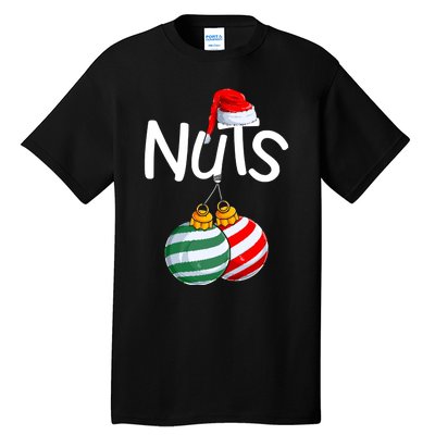 Chestnuts Matching Family Funny Chest Nuts Christmas Couples Tall T-Shirt