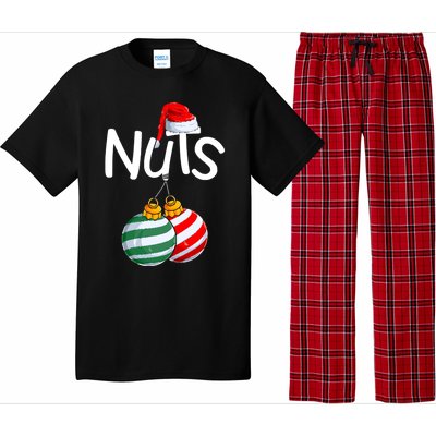 Chestnuts Matching Family Funny Chest Nuts Christmas Couples Pajama Set