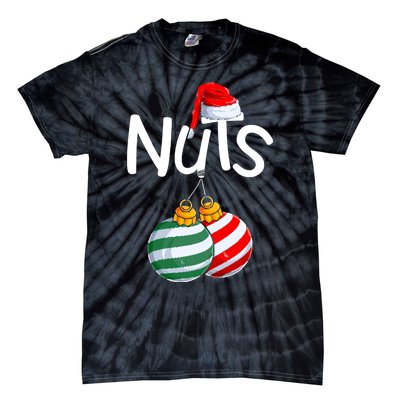 Chestnuts Matching Family Funny Chest Nuts Christmas Couples Tie-Dye T-Shirt