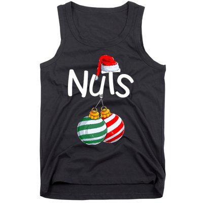 Chestnuts Matching Family Funny Chest Nuts Christmas Couples Tank Top