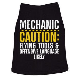 Cool Mechanic For Men Drag Race Automobile Garage Enthusiast Doggie Tank