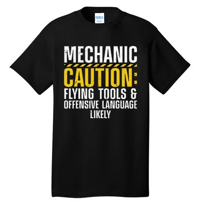 Cool Mechanic For Men Drag Race Automobile Garage Enthusiast Tall T-Shirt