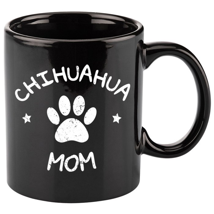 Chihuahua Mom Funny Gift 11oz C Handle Ceramic Mug