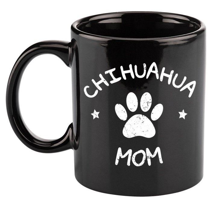 Chihuahua Mom Funny Gift 11oz C Handle Ceramic Mug