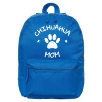 Chihuahua Mom Funny Gift 16 in Basic Backpack