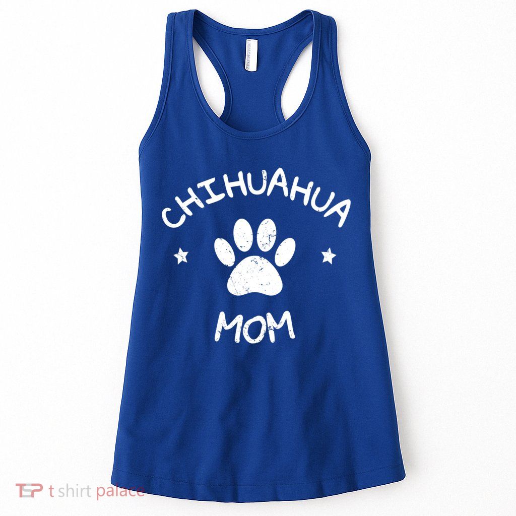 Chihuahua Mom Funny Gift Womens Tank Top