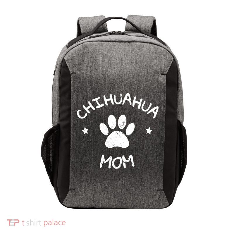 Chihuahua Mom Funny Gift Vector Backpack
