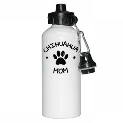 Chihuahua Mom Funny Gift Aluminum Water Bottle 