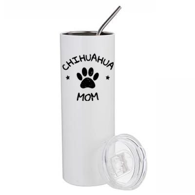 Chihuahua Mom Funny Gift Stainless Steel Tumbler