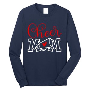 Cute Matching Family Cheerleader Mother Gift Cheer Mom Long Sleeve Shirt