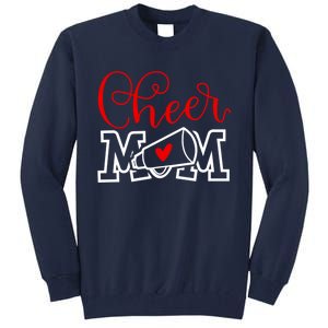 Cute Matching Family Cheerleader Mother Gift Cheer Mom Tall Sweatshirt