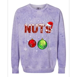 Chestnuts Matching Family Funny Chest Nuts Christmas Couples Colorblast Crewneck Sweatshirt