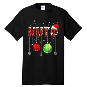 Chestnuts Matching Family Funny Chest Nuts Christmas Couples Tall T-Shirt