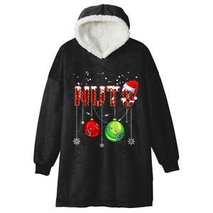 Chestnuts Matching Family Funny Chest Nuts Christmas Couples Hooded Wearable Blanket