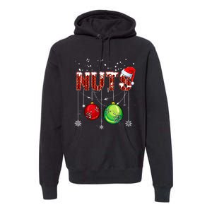 Chestnuts Matching Family Funny Chest Nuts Christmas Couples Premium Hoodie