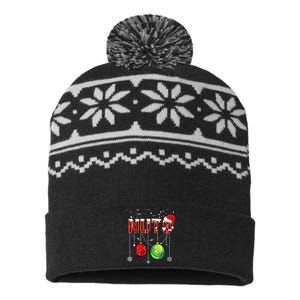 Chestnuts Matching Family Funny Chest Nuts Christmas Couples USA-Made Snowflake Beanie