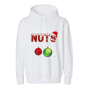 Chestnuts Matching Family Funny Chest Nuts Christmas Couples Garment-Dyed Fleece Hoodie