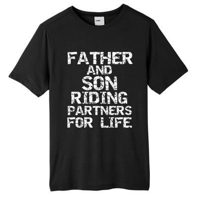 Cycling Matching Father And Son Riding Partners For Life Meaningful Gift Tall Fusion ChromaSoft Performance T-Shirt