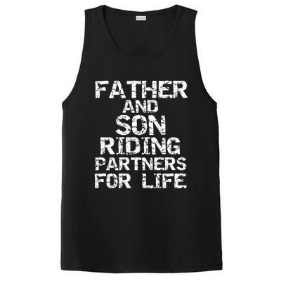 Cycling Matching Father And Son Riding Partners For Life Meaningful Gift PosiCharge Competitor Tank