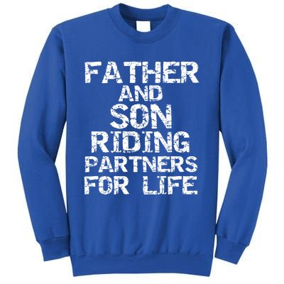 Cycling Matching Father And Son Riding Partners For Life Meaningful Gift Sweatshirt