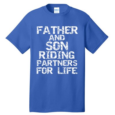 Cycling Matching Father And Son Riding Partners For Life Meaningful Gift Tall T-Shirt