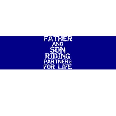 Cycling Matching Father And Son Riding Partners For Life Meaningful Gift Bumper Sticker