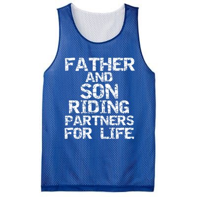 Cycling Matching Father And Son Riding Partners For Life Meaningful Gift Mesh Reversible Basketball Jersey Tank