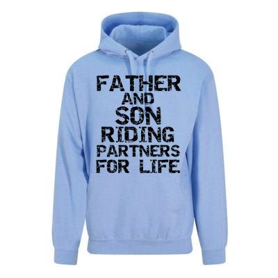 Cycling Matching Father And Son Riding Partners For Life Meaningful Gift Unisex Surf Hoodie