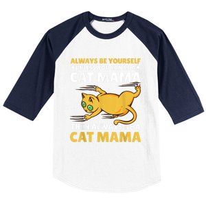 Cat Mama For Mothersday For All Mother Baseball Sleeve Shirt