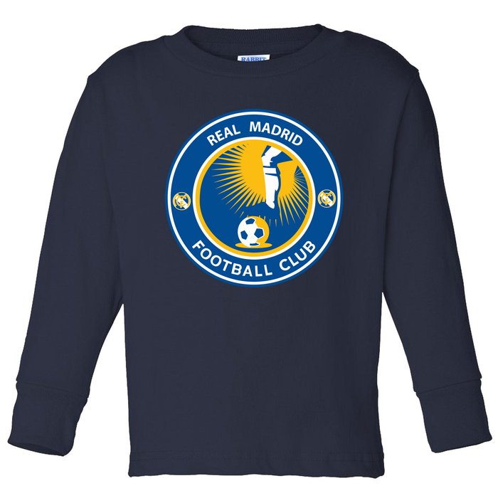 Cool Madrid Football Club Toddler Long Sleeve Shirt