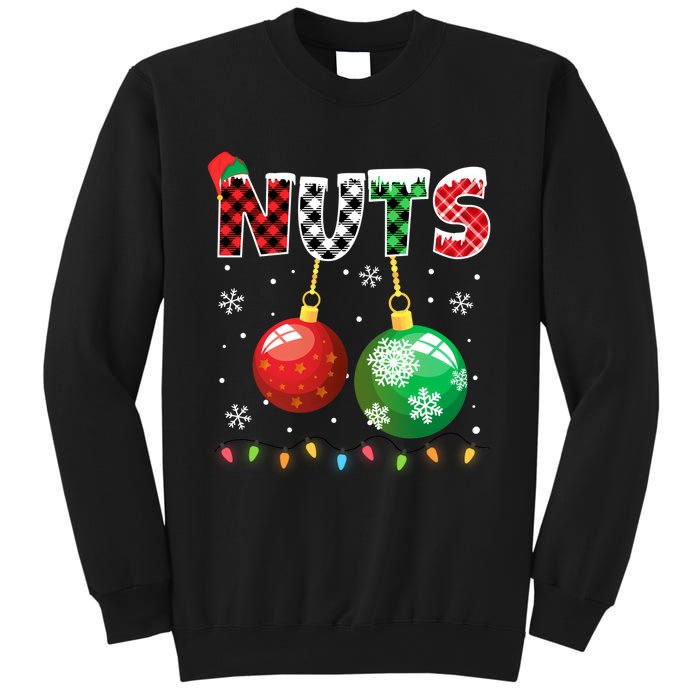 Chestnuts Matching Family Funny Chest Nuts Christmas Couples Long Sleeve Sweatshirt