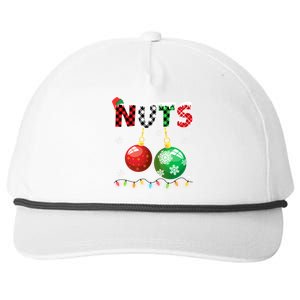 Chestnuts Matching Family Funny Chest Nuts Christmas Couples Long Sleeve Snapback Five-Panel Rope Hat