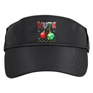 Chestnuts Matching Family Funny Chest Nuts Christmas Couples Long Sleeve Adult Drive Performance Visor