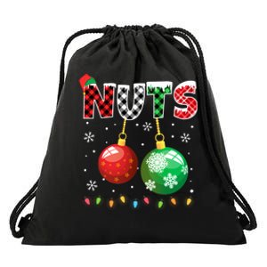 Chestnuts Matching Family Funny Chest Nuts Christmas Couples Long Sleeve Drawstring Bag