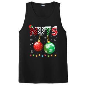 Chestnuts Matching Family Funny Chest Nuts Christmas Couples Long Sleeve PosiCharge Competitor Tank