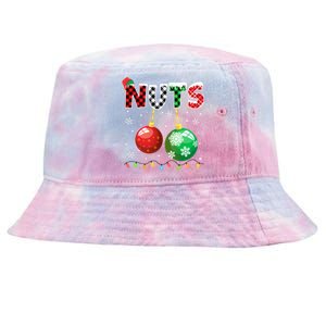 Chestnuts Matching Family Funny Chest Nuts Christmas Couples Long Sleeve Tie-Dyed Bucket Hat